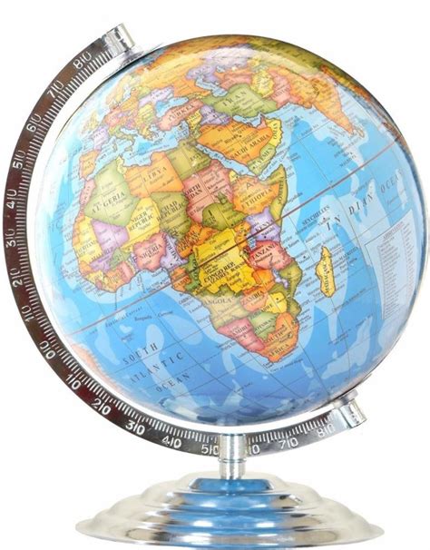 Buy Midrib Political Educational Laminated 12 Inch Steel Finish Globe