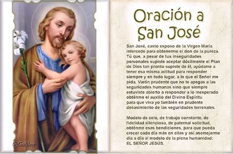 Testimonios Para Crecer Oración A San José