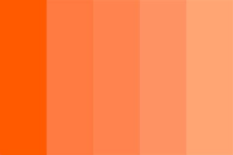Sunset Orange Color