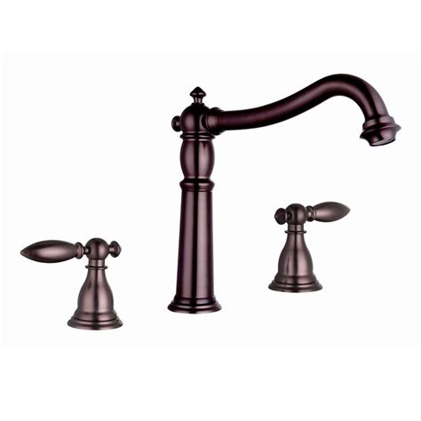 Wall mount kitchen number of handles: Yosemite Home Decor 2-Handle Kitchen Faucet in Oil Rubbed ...