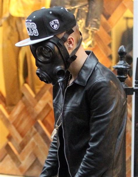 justin bieber dons gas mask for london shopping trip metro news