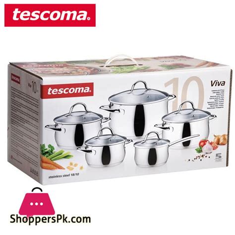 Tescoma Cookware Viva Set 10 Pcs Italy Made 716450 In Pakistan