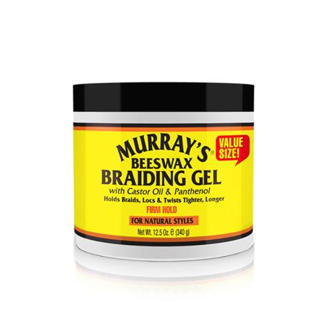 Murrays Beeswax Braiding Gel Firm Hold 12oz Ensley Beauty Supply