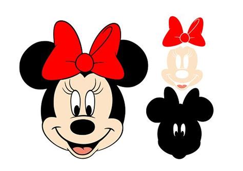 Minnie Mouse Disney svg in layers svg eps dxf downloads in | Disney