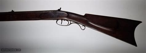 Circa 1830 J And S Hawken Full Stock Plains Rifle