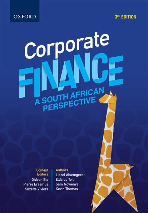 Corporate Finance A South African Perspective 3rd Edition Sherwood Books