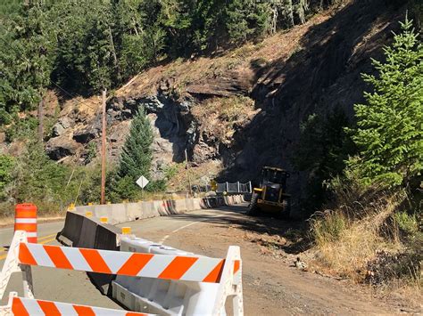 Rockslide-plagued road near Glide to finally be stabilized 