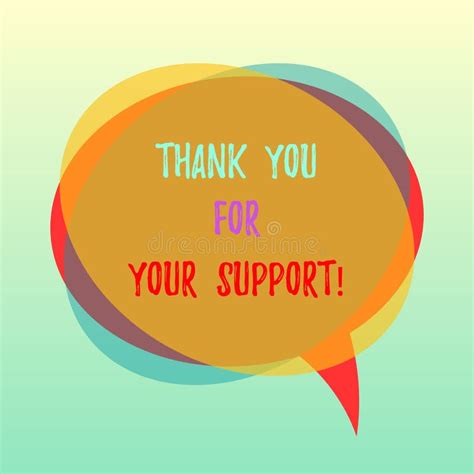Thank You Your Support Stock Illustrations 211 Thank You Your Support