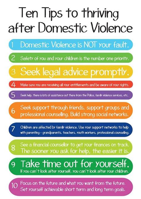 Ten Tips Stop Domestic Violence Pinterest