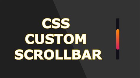 Custom Scrollbar Using Css Pure Css Tutorial Web Dev Laptrinhx