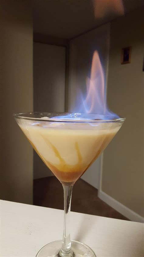 In Honor Of Mardi Gras I Give You The Bananas Foster Martini Cocktails Drinks Happyhour Food