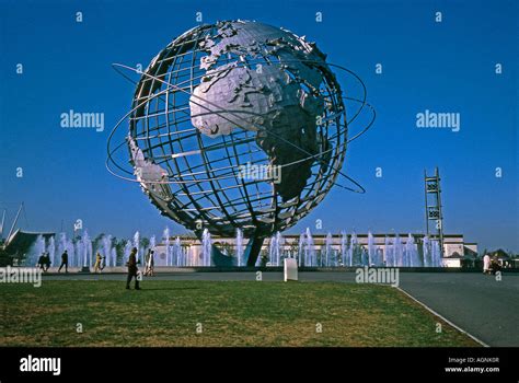 The Unisphere New York Worlds Fair 1964 1965 Stock Photo Alamy