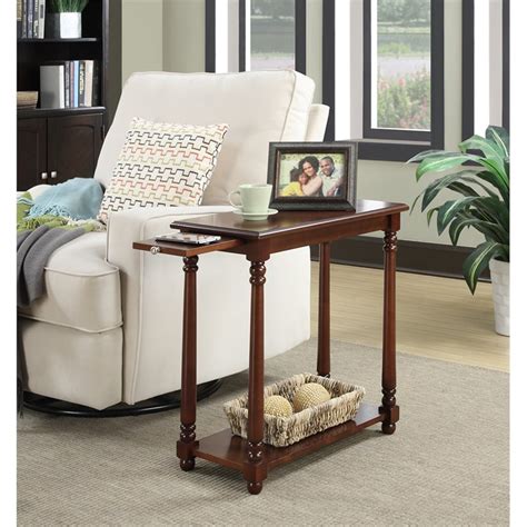 Convenience Concepts French Country Regent End Table In Mahogany Wood