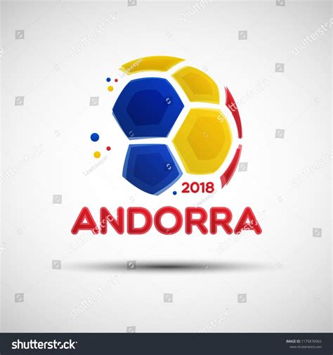 El andorra club de fútbol es un club de fútbol español de la villa de andorra (teruel). Football championship banner. Flag of Andorra. Vector ...