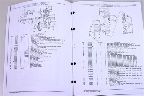 Parts Manual For John Deere 440 440 Ic 440icd Industrial Crawler Catal