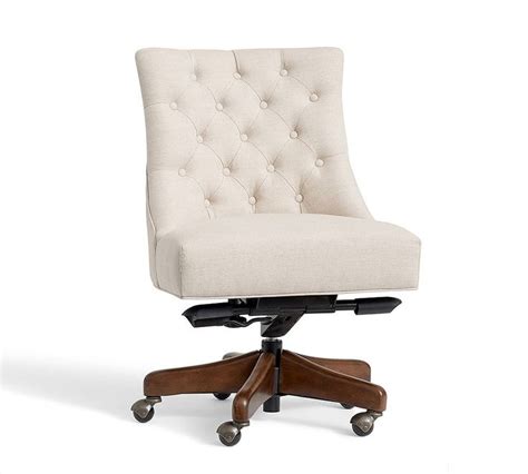 Hayes Tufted Swivel Desk Chair In 2020 Swivel Chair Desk Desk Chair
