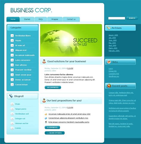 Business And Services Wordpress Theme 25822 Templatemonster