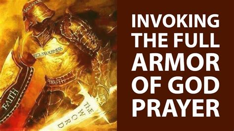 The Armor Of God Prayer For Protection Powerful Youtube