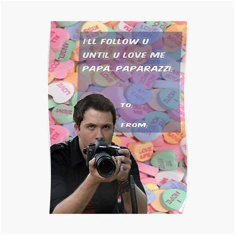 Papa Paparazzi Poster For Sale By Thescudders Redbubble