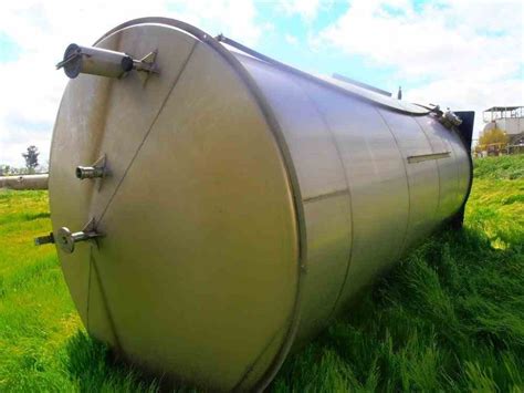 7000 Gal Valley Foundry Stainless Steel Tank 15774 New Used And