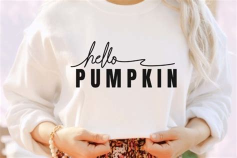 Hello Pumpkin Svg Fall Autumn Graphic By Dsigns · Creative Fabrica