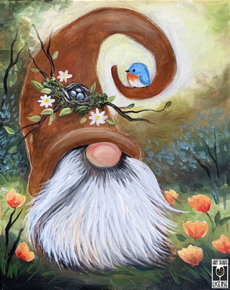 17 Pictures Of Gnomes To Paint Painting Sarahsoriano