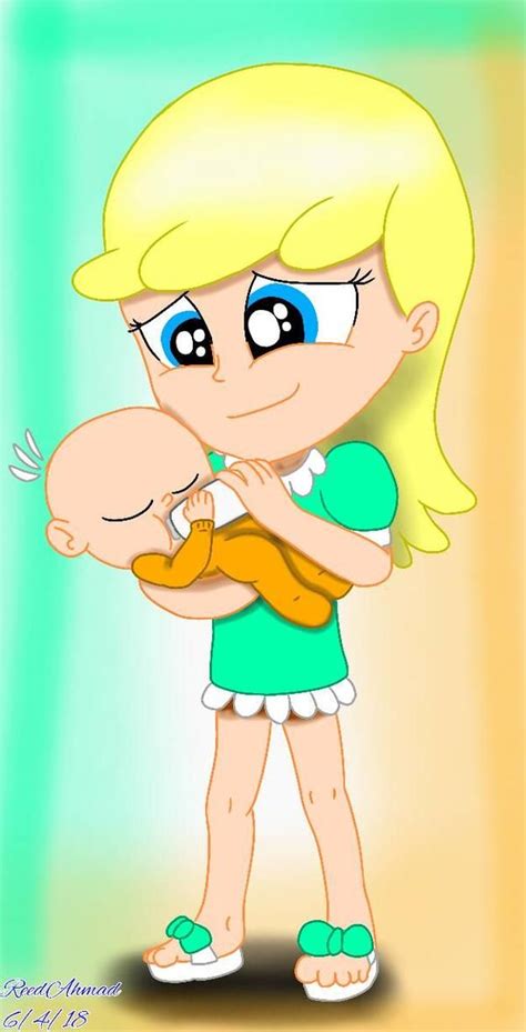 Young Leni And Baby Lincoln By Reedahmad On Deviantart The Loud House