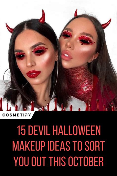 Devil Makeup Halloween Holloween Makeup Duo Halloween Costumes