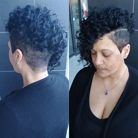 Partial Quickweavetop Curly Crochet Hair Styles Shaved Side
