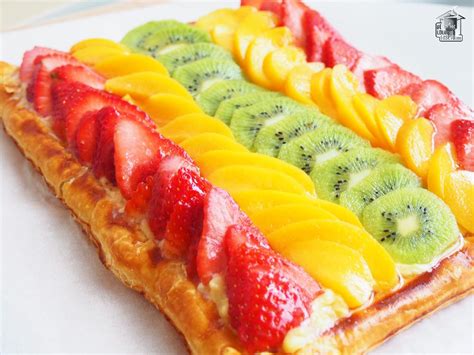 Hojaldre de frutas con crema pastelera · El cocinero casero - Postres