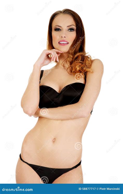 Verleidelijke Vrouw In Lingerie Stock Afbeelding Image Of Huid