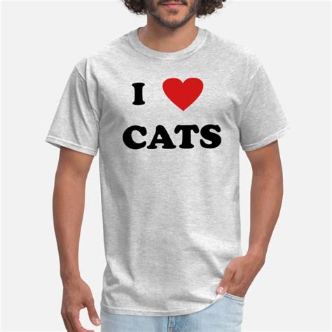 Shop I Heart Cats T Shirts Online Spreadshirt