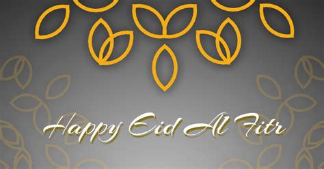 May you all have a very happy and blessed eid. Happy Eid Al Fitr Facebook cover template | PosterMyWall