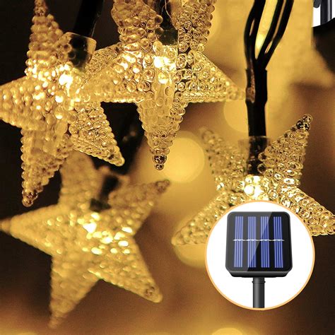 Lamps Lighting And Ceiling Fans Led Star Twinkle String Lights Solar