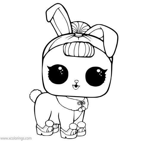 Lol Pets Coloring Pages Crystal Bunny