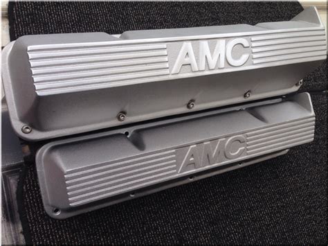 Amc Valve Covers Amc 304 360 390 401 1968 79 Chrome Steel Valve