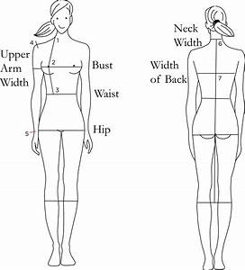 Free Printable Body Measurement Chart For Sewing Printable Templates