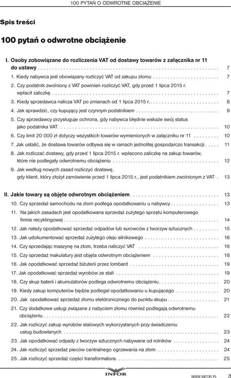 pytań o odwrotne obciążenie zmiany od 1 lipca 2015 r PDF Free Download