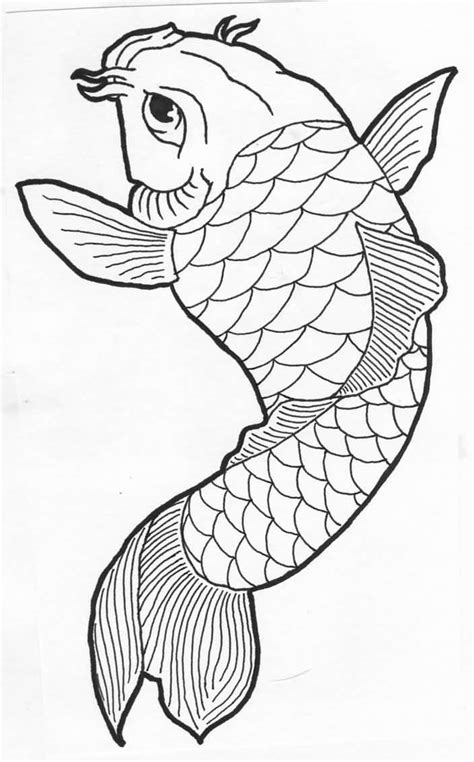 Maybe you would like to learn more about one of these? Simple Koi Fish Drawing at GetDrawings | Free download