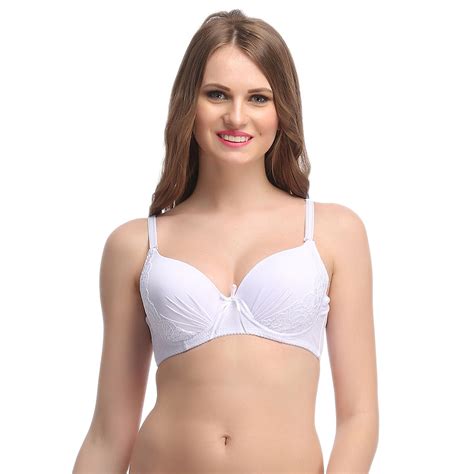Buy Padded Lacy Demi Bra In White With Detachable Straps Online India Best Prices Cod Clovia