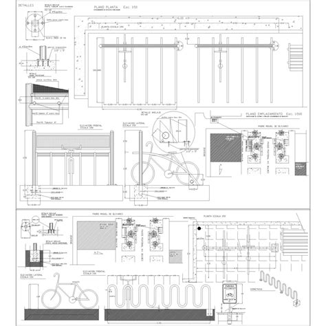 Bicycles Parking Cad Files Dwg Files Plans And Details