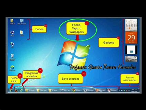 Dibujar El Escritorio De Windows Y Sus Partes Videos Dibujar El