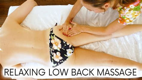Trailer Ultra Relaxing Low Back Massage W Tessa Corrina Youtube