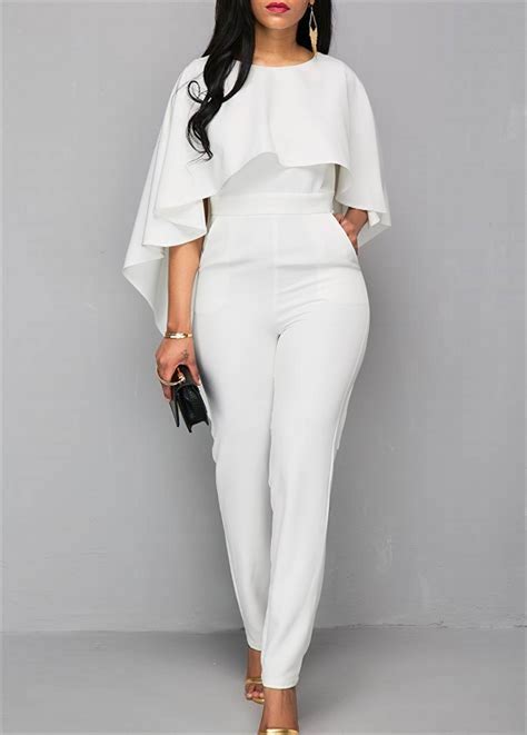Trend Model All White Party Jumpsuit Outfit Ideas Gaya Terbaru