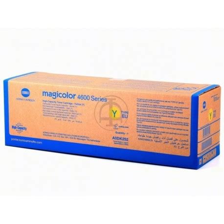 Consumables on the konica minolta magicolor 4690mf consist of the toner cartridges. Toner jaune Konica Minolta pour Magicolor 4650E / 4650DN ...