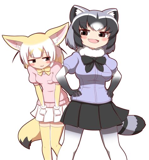Oc Fennec And Raccoon Being Cute Kemonofriends