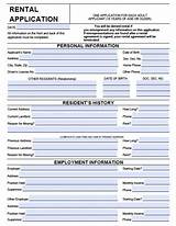 Illinois Residential Lease Application Form Pictures