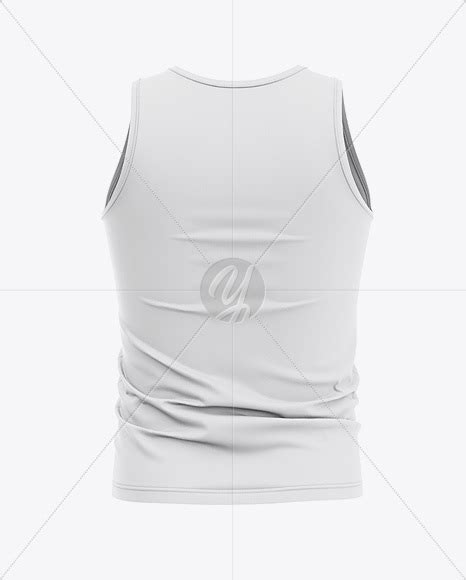 Download Men's Jersey Tank Top Mockup - Back View Of Tank Top Shirt ...