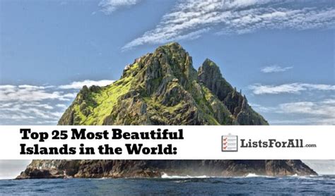 Most Beautiful Islands In The World The Top 25 List