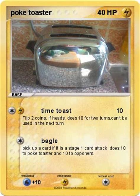 Pokémon Poke Toaster 1 1 Time Toast My Pokemon Card